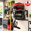 STARQ Wall Mounted Pressure Washer Stand with 15 Metre Hose Reel, Heavy Duty Metal Stand for Pressure Washer Accessories, Space Saving Wall Mount Storage for Home, Farmhouse, Car Detailing Centre & Workshop