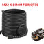 STARQ (10 Meter) Heavy Duty Black Molded Pipe Compatible With QT30 Only M22x14mm Hydraulic steel braided Hose pipe R1
