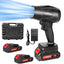 STARQ Upgraded Super Powerful Turbo Air Blower & Vaccum Cordless | Handheld 3rd Generation Brushless Motor 200000 RPM | 3 Speed | 2000mAh Rechargeable | Multi Usage for Car | Home | Electrical Works