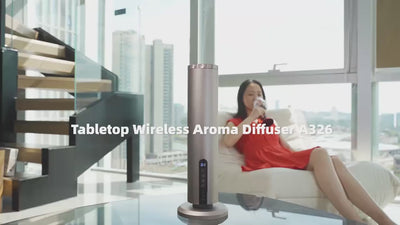 STARQ Aura Luxury Smart Air Scent Diffuser Waterless Aroma Machine Cold Atomization Ultra Quiet No Heat for Office Home Gym & Hotel Includes Complimentary 100ml Starter Pack Perfumes
