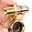 STARQ Quick Connect Adapter Fittings for Pressure Washer Hose Pipe M22 x 15 (One Male and One Female Adapter)