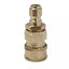 STARQ Quick Connect Adapter Fittings for Pressure Washer Hose Pipe M22 x 15 (One Male and One Female Adapter)