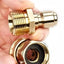 STARQ 2 QD SETS Quick Connect Adapter Fittings for Pressure Washer Hose Pipe M22 x 14 (Set of 2 Male and 2 Female)  SUITABLE FOR QT30 MACHINE ONLY