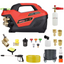 STARQ AWP 2.8 Super Combo High Pressure Car Washer | 2800W Motor, 350 Bar, 12L/Min Flow, 8M Hose Pipe | Professional 1L Foam Cannon Snow Lance (Red) with Pressure Control Knob