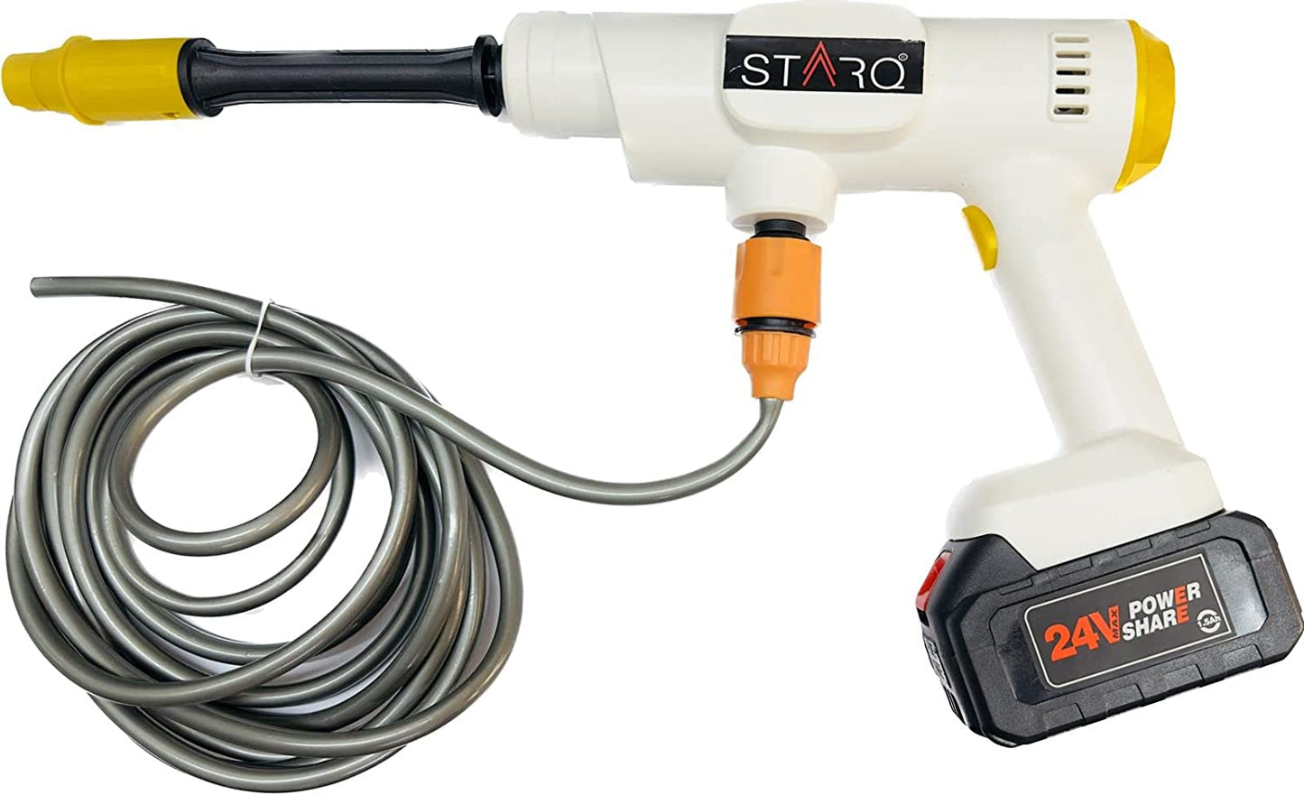 STARQ Cordless 24V Car Pressure Washer Power Washer with Accessories Portable Power Cleaner