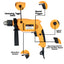 STARQ 13mm Impact Drill Machine Reversible Hammer Driver Variable Speed Screwdriver (Drill ONLY) Multi Color